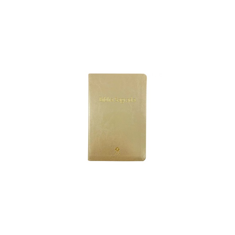 Bíblia Sagrada Slim | NVT | Letra Normal | Capa Champanhe
